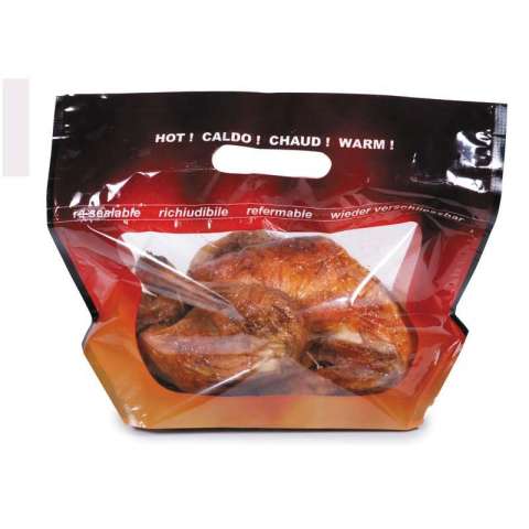 machine made plastic food packaging bags for roast chicken